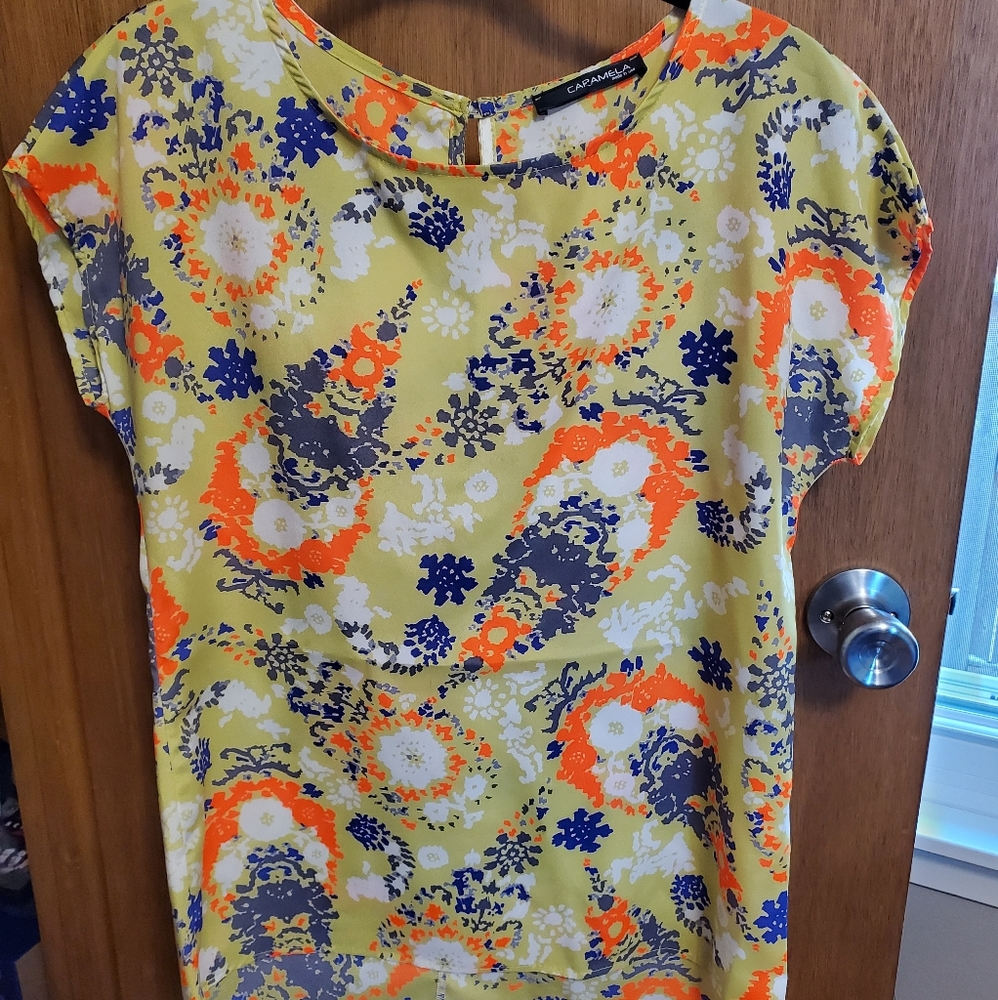 Patterned dress tee